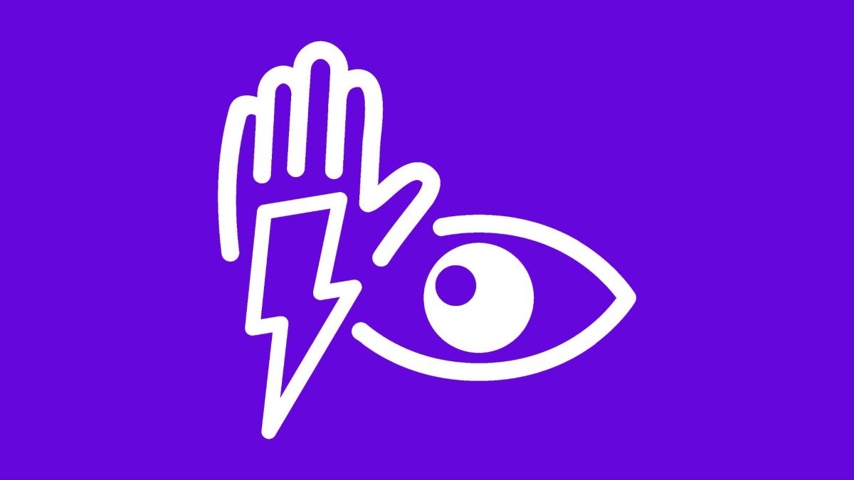 Symbool lichtflitsgevoelige epilepsie